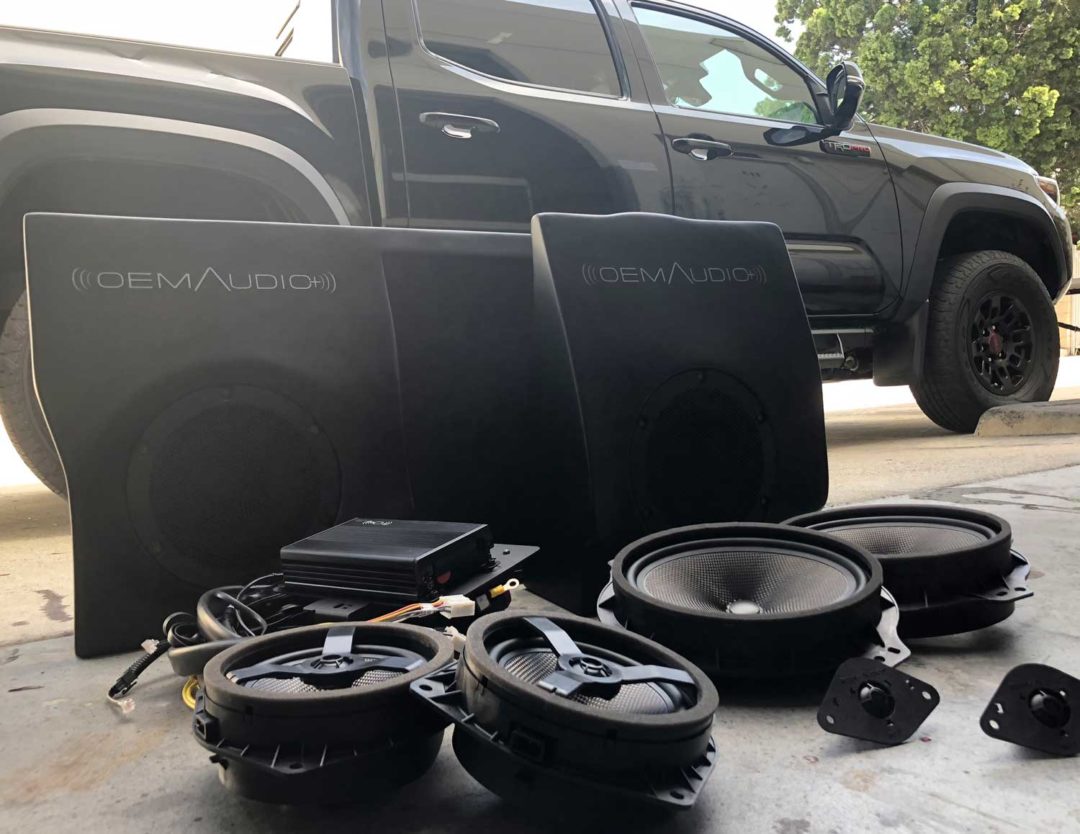 Toyota Sound System Subwoofer Upgrade